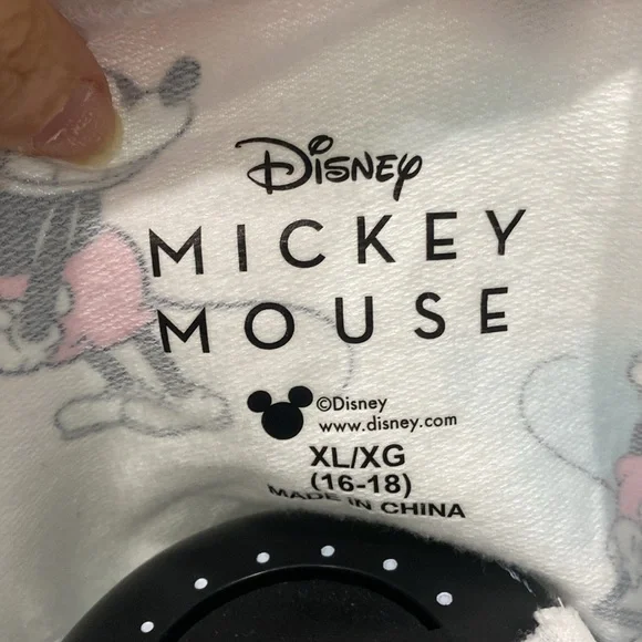 Disney Mickey Mouse  All Over Print Long Sleeve Pajama Sleep/ Lounge Set | XL - Picture 4 of 15